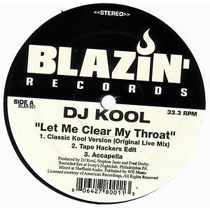 DJ Kool - Let Me Clear My Throat / I Got Dat Feelin'
