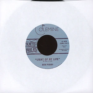 Ben Pirani - Light Of My Life / Dreamin's For Free Black Vinyl Edition