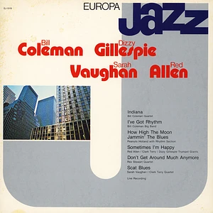 Bill Coleman , Dizzy Gillespie, Sarah Vaughan, Henry "Red" Allen - Europa Jazz