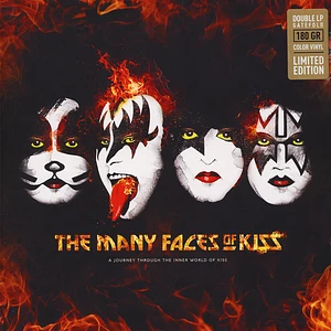 V.A. - The Many Faces Of Kiss Yellow Splatter Vinyl Edition