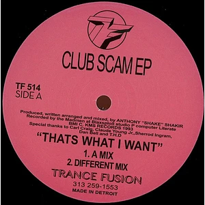 Shake - Club Scam EP