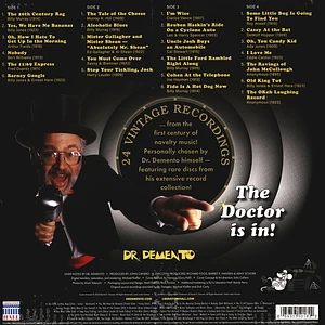 Dr. Demento - First Century Dementia: The Oldest Novelty Records Of All Time Black Friday Record Store Day 2020 Edition