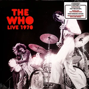 The Who - Live 1970 Red Red Vinyl Edition