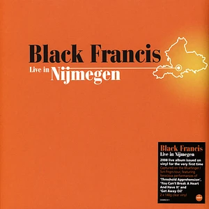 Black Francis - Live In Nijmegen Clear Vinyl Edition