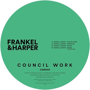 Frankel & Harper - Return EP Al Wootton Remix