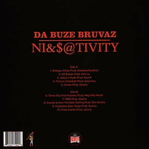 Da Buze Bruvaz - Ni&$@Tivity Black Vinyl Edition