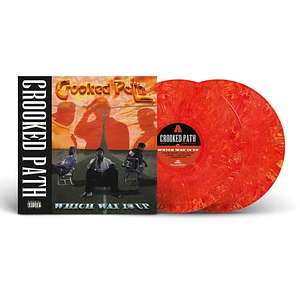 Crooked Path - Which Way Is Up Red Marbled W/ Yellow Vinyl Edition