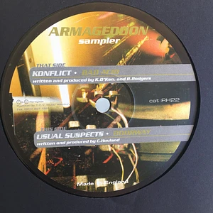 Konflict / Usual Suspects - Bad Acid / Doorway (Armageddon Sampler)