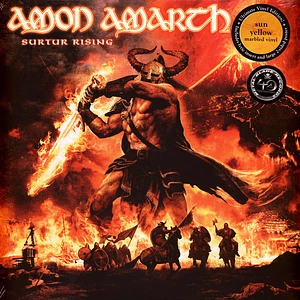 Amon Amarth - Surtur Rising Sun Yellow Marbled Edition