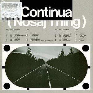 Nosaj Thing - Continua Black Vinyl Edition