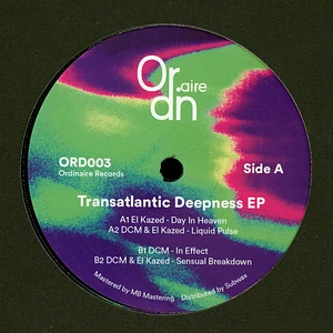 Dcm / El Kazed - Transatlantic Deepness EP