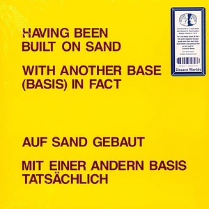 Dickie Landry & Lawrence Weiner - Having Been Built On Sand