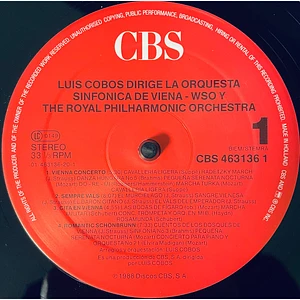 Luis Cobos Dirige Wiener Symphoniker Y The Royal Philharmonic Orchestra - Vienna Concerto