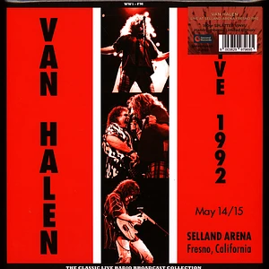 Van Halen - Live At Selland Arena Fresno 1992 Red/White Splatter Vinyl Edition