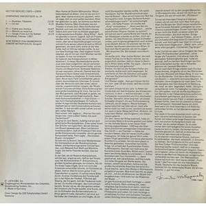 Hector Berlioz - Dimitri Mitropoulos - The New York Philharmonic Orchestra - Symphonie Fantastique