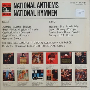 R.A.A.F. Central Band Under The Direction Of Laurence Henry Hicks - National Anthems - National Hymnen