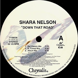 Shara Nelson - Down That Road