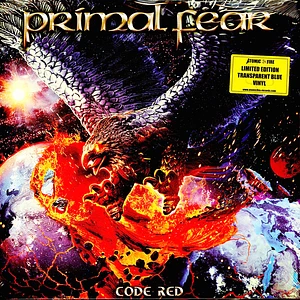 Primal Fear - Code Red Blue Transparent Vinyl Edition
