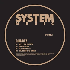 Quartz - Apparitions EP