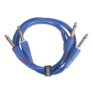 UDG - Ultimate Audio Cable Set 1/4'' Jack-1/4'' Jack Blue Straight 1,5m