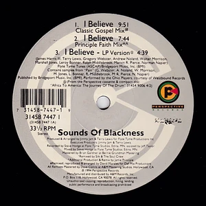 Sounds Of Blackness - I Believe