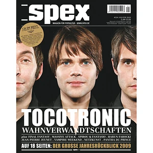 Spex - 01-02/2010 Tocotronic Jan Müller Cover