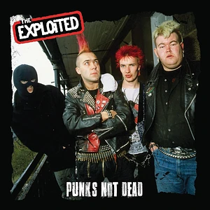 The Exploited - Punk's Not Dead Red Vinyl Edition Black Splatter Vinyl Edition