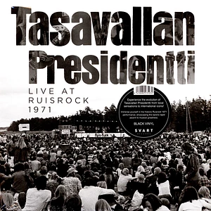 Tasavallan Presidentti - Live At Ruisrock 1971 Black Vinyl Edition