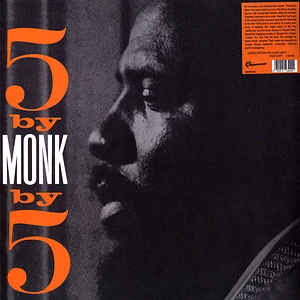 Thelonious Monk Quintet - 5 By Monk By 5 Clear Vinyl Edtion