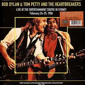 Bob Dylan Featuring Tom Petty - Live At The Entertainment Centre In Sydney 24th-25th February 1986 Splatter Vinyl Edition