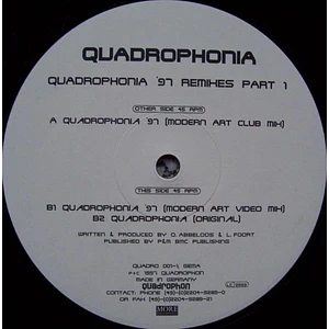 Quadrophonia - Quadrophonia '97 (Remixes Part 1)