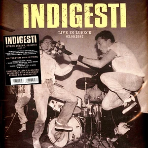 Indigesti - Live In Lübeck 1987 Black Vinyl Edition