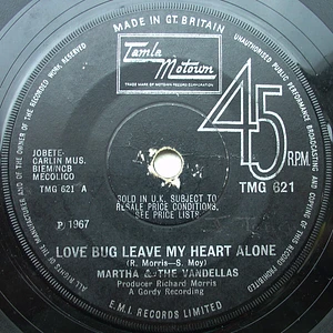 Martha Reeves & The Vandellas - Love Bug Leave My Heart Alone