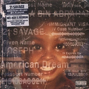 21 Savage - American Dream Translucent Red Vinyl Edition