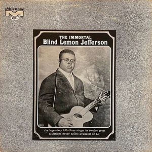 Blind Lemon Jefferson - The Immortal Blind Lemon Jefferson