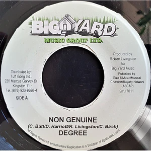 General Degree - Non Genuine