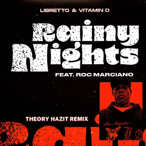 Libretto & Vitamin D - Smokey Robinson's Hands Feat. Planet Asia (Theory Hazit Remix) / Rainy Nights Feat. Roc Marciano (Theory Hazit Remix)