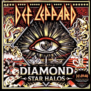 Def Leppard - Diamond Star Halos Indie Exclusive Red / Yellow Vinyl Edition