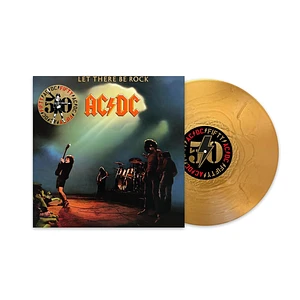 AC/DC - Let There Be Rock 50th Anniversary Gold Nugget Vinyl Edition