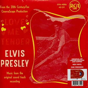 Elvis Presley - EP Stranger No. 14 - Love Me Tender (Belgium) Red Vinyl Edition