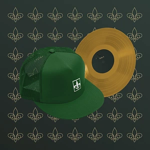 haiyti - kings sagen king HHV Exclusive Golden Vinyl LP & Green Mesh Cap Bundle