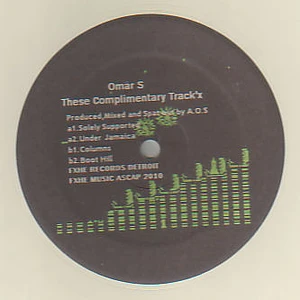 Omar-S - These Complimentary Track'x