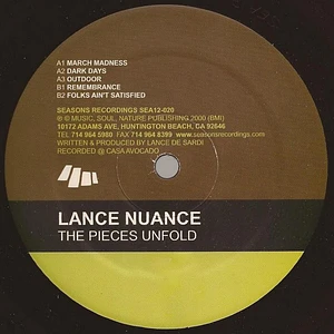 Lance Nuance - The Pieces Unfold