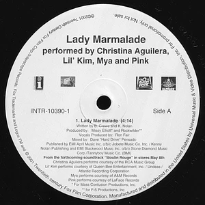 Christina Aguilera, Lil' Kim, Mya and P!NK - Lady Marmalade