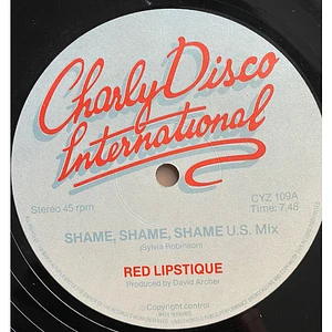 Red Lipstique - Shame, Shame, Shame