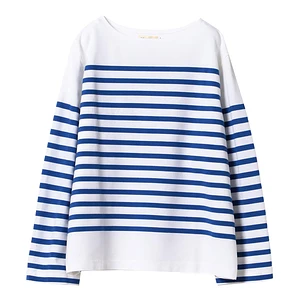 Beams Boy - Naval Border Big Boat Neck Longsleeve