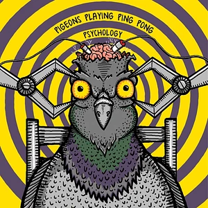 Pigeons Playing Ping Pong - Psychology Yellow With Purple Splatter Vinyl Edition