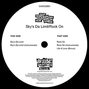 Ikee - Sky's Da Limit / Rock On Green Vinyl Edition