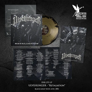 Ulvehunger - Retaliation Gold Black Vinyl Edition