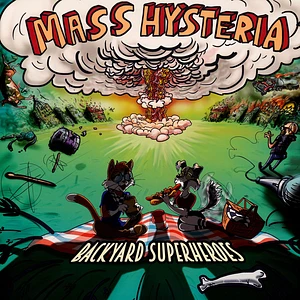 Backyard Superheroes - Mass Hysteria Green Vinyl Edition